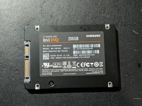 Samsung 860 evo 250gb - samsung,
