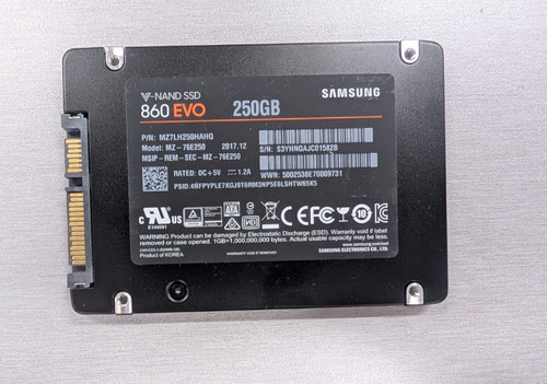 Samsung 860 evo 250gb ssd - samsung,
