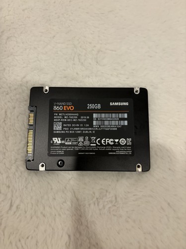 Samsung 860 evo - 250gb, 2.5in