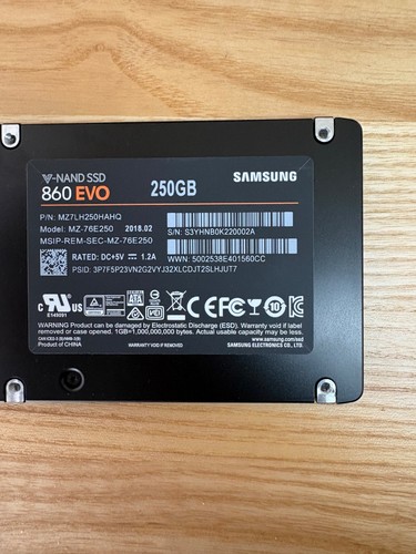 Samsung 860 evo 250gb - samsung,