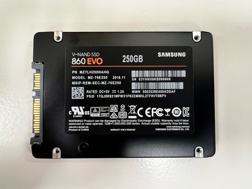 Samsung 860 evo 250gb - 860, 2.5”